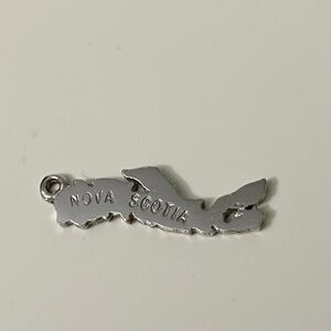 Vintage Sterling Silver Charm Pendant Nova Scotia Canada Travel